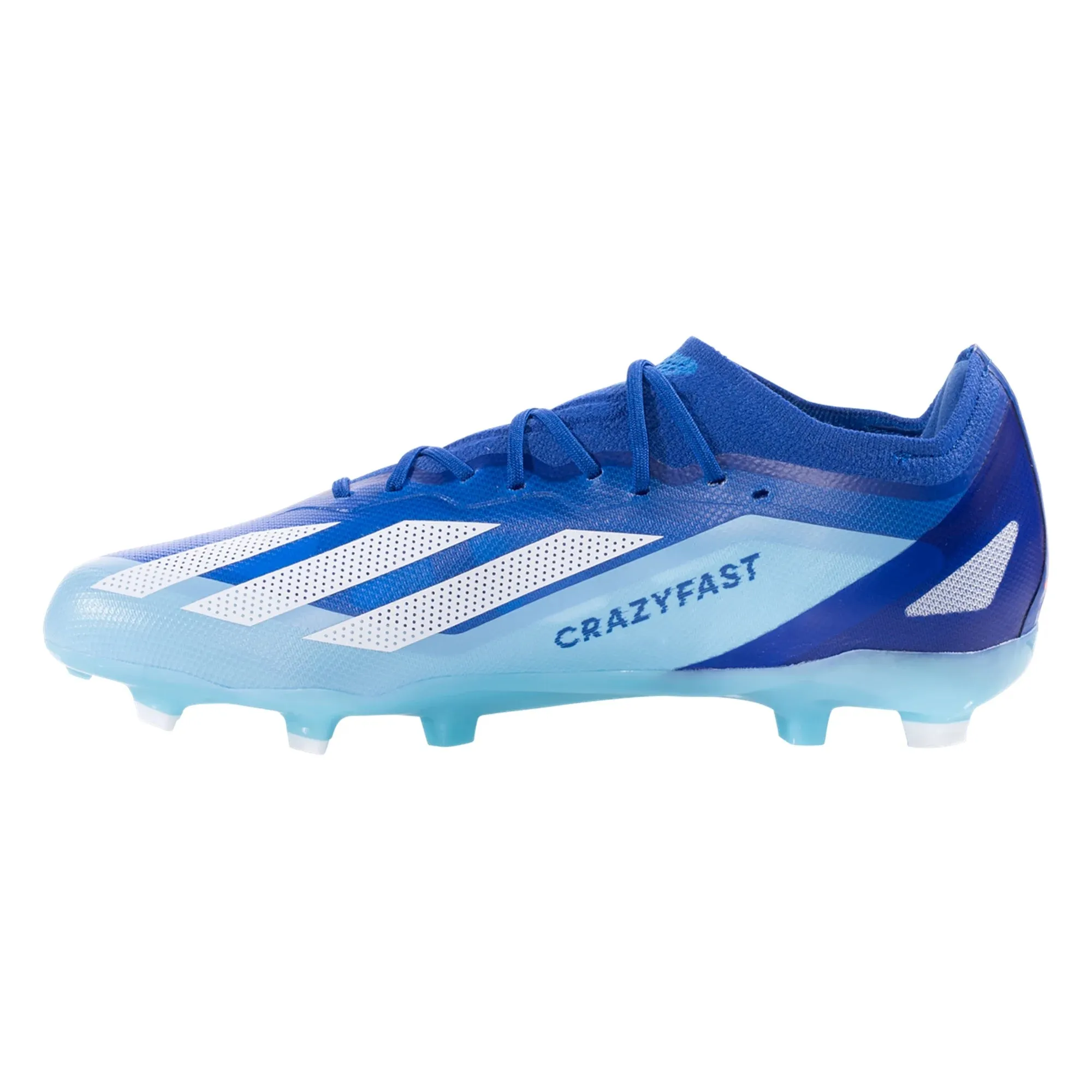 adidas X CrazyFast.1 FG Junior Firm Ground Soccer Cleat - Bright Royal/White/Solar Red
