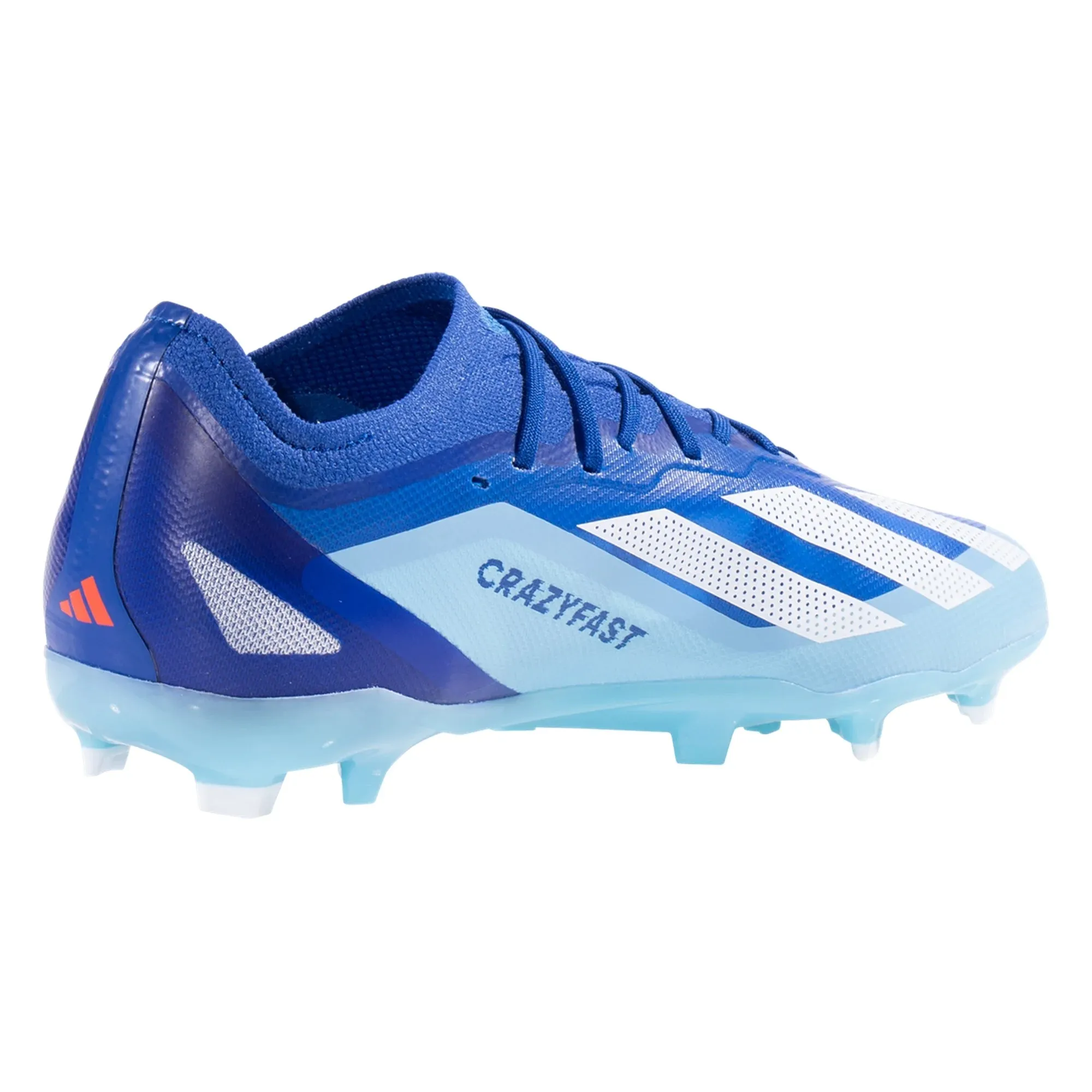 adidas X CrazyFast.1 FG Junior Firm Ground Soccer Cleat - Bright Royal/White/Solar Red