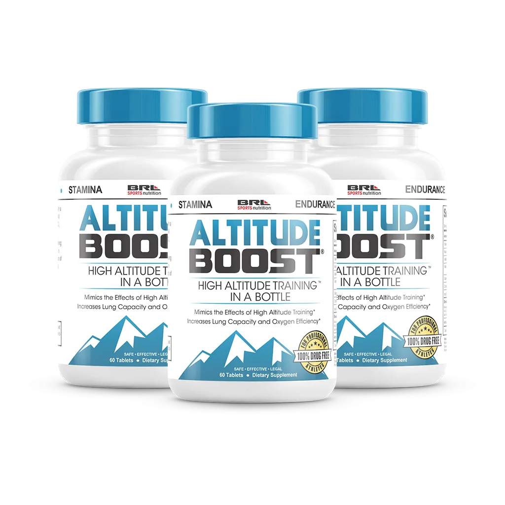 Altitude Boost – High Altitude Training in a Bottle (3 Pack)
