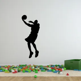Basketball Turnaround Jump Shot Decal
