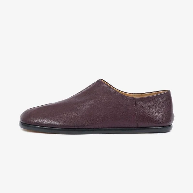 Bordeaux  Grained Leather Shoes
