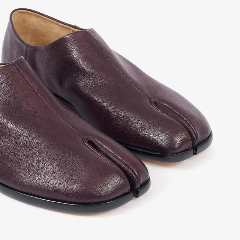 Bordeaux  Grained Leather Shoes