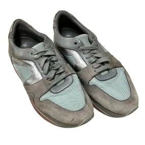 BURBERRY/Low-Sneakers/US 6.5/Leather/SLV/Field sneakers