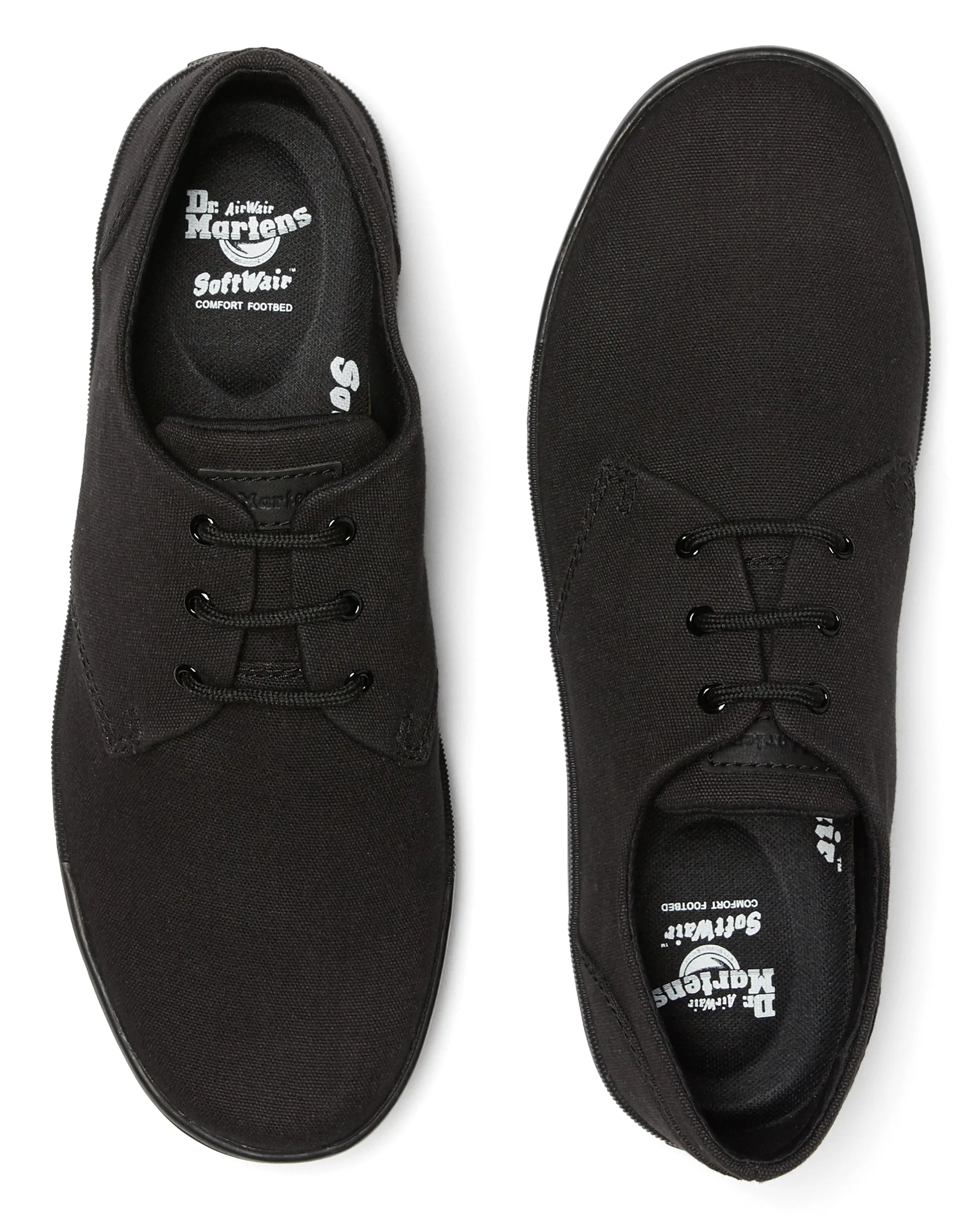 Cairo Lo Black Canvas Shoes