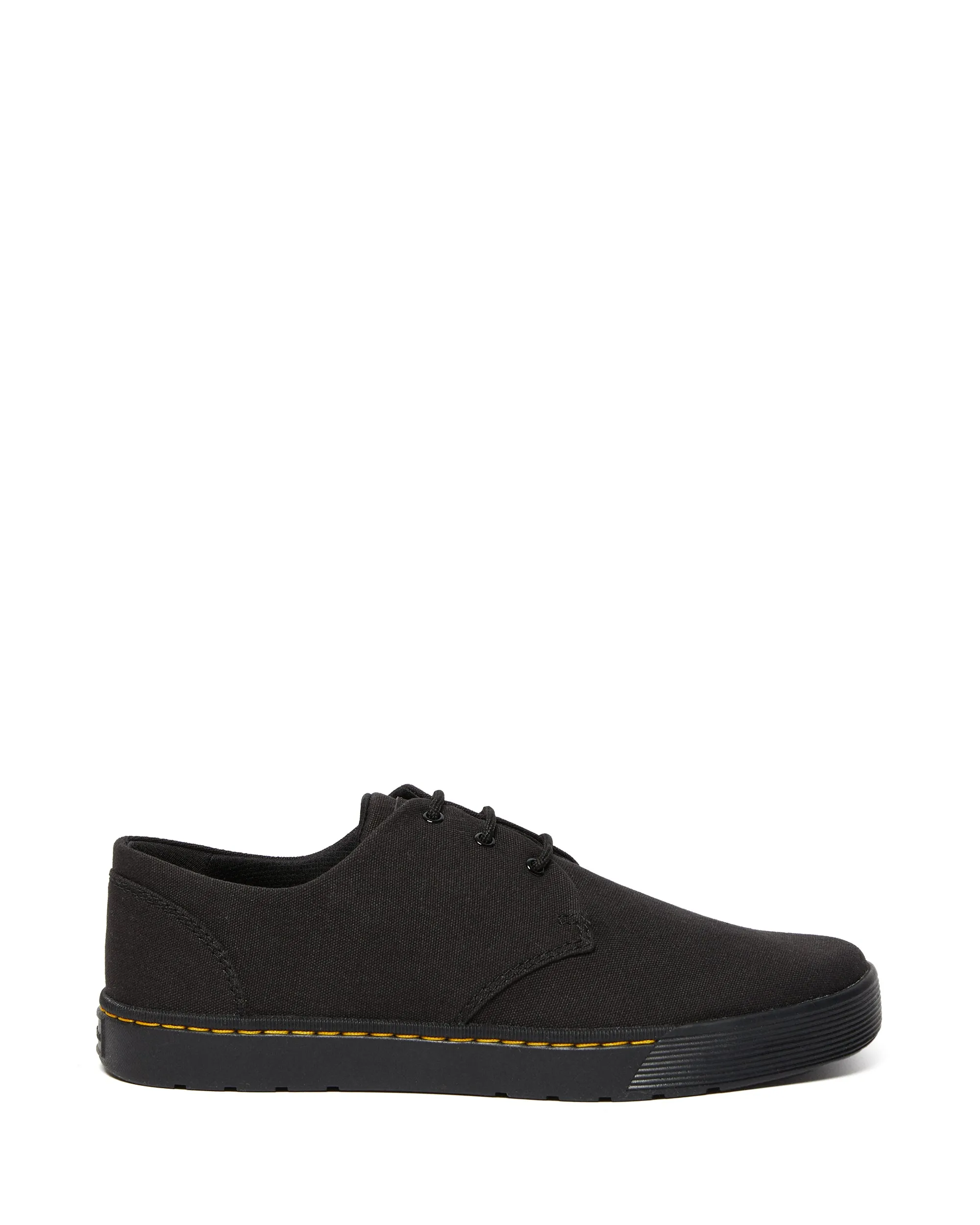 Cairo Lo Black Canvas Shoes