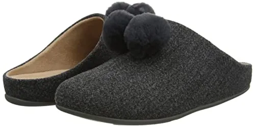 Chrissie Pom Pom Slippers - Women