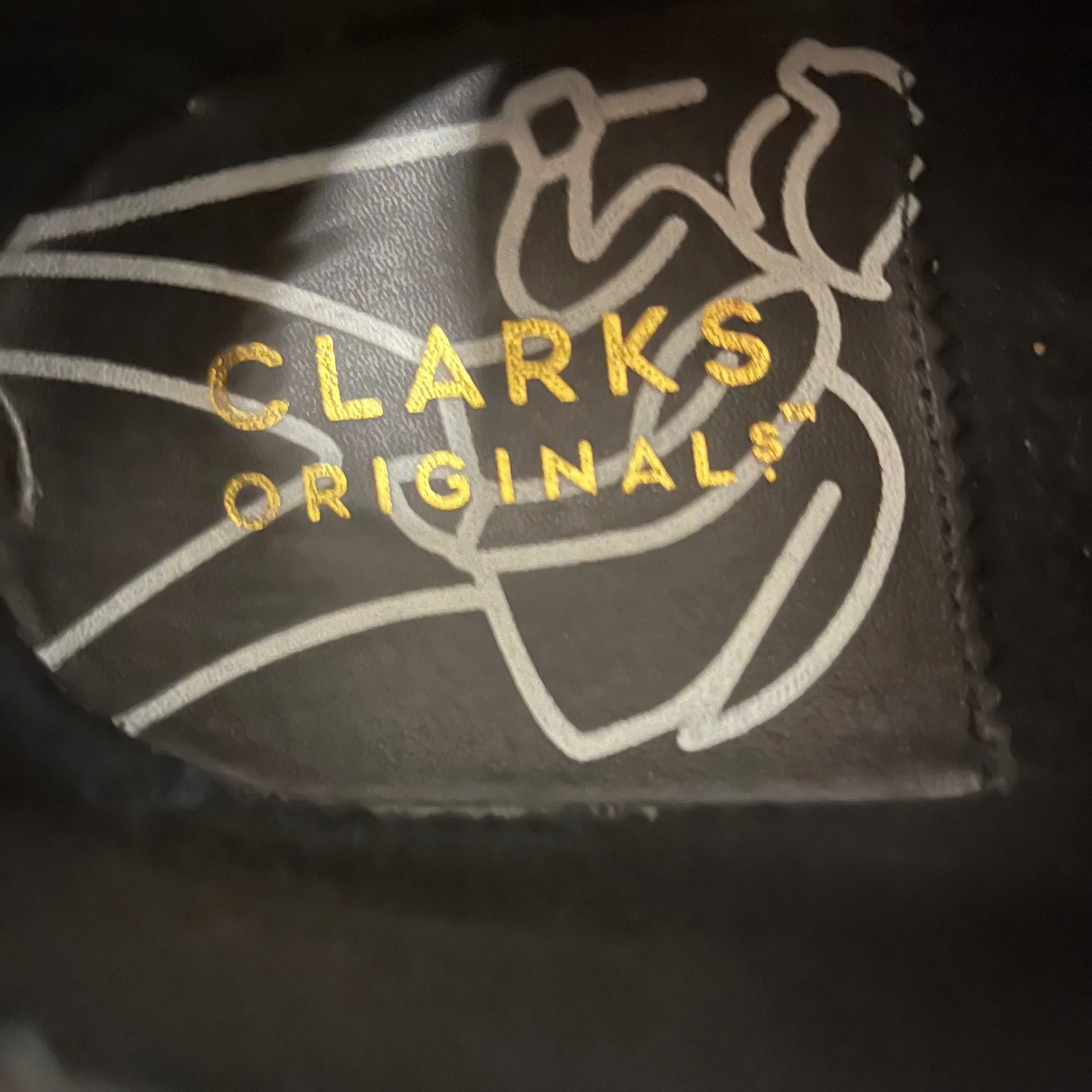 Clarks/Low-Sneakers/US 9.5/Leather/BLK/
