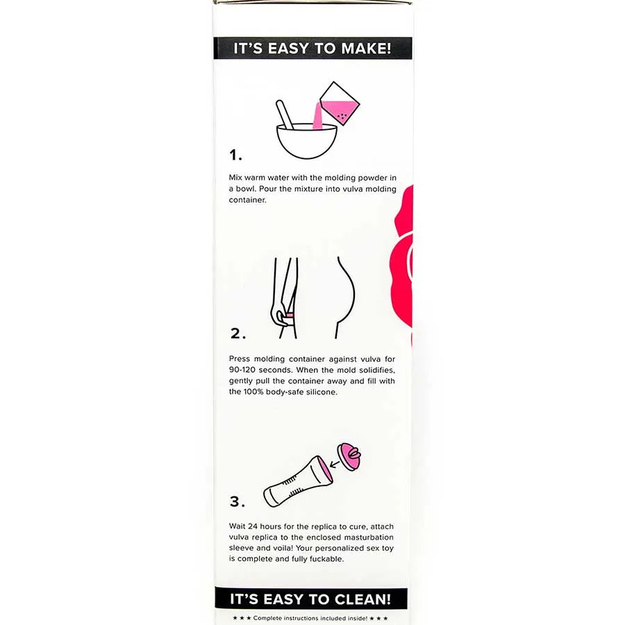 Clone A Pussy Plus   Masturbator for Men | Replica Vagina Molding Kit Pink