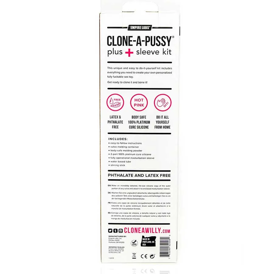 Clone A Pussy Plus   Masturbator for Men | Replica Vagina Molding Kit Pink