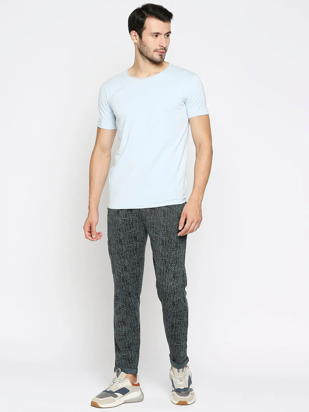 Disrupt grey special dyed comfort fit Indigo cool Pant for Mens