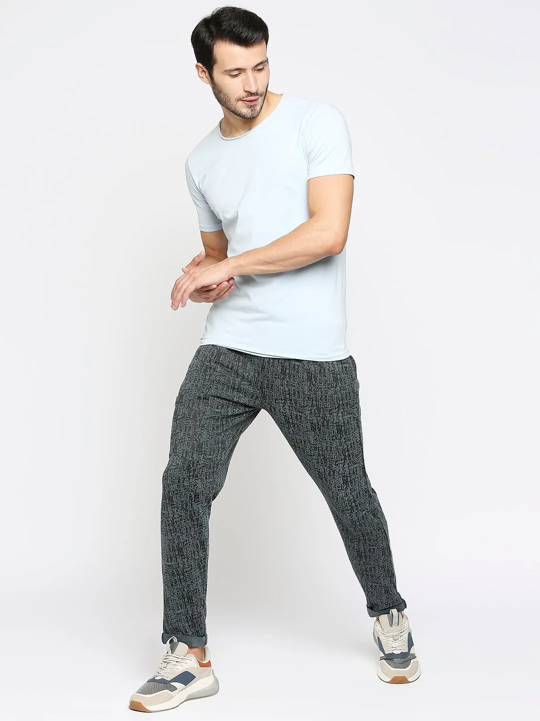 Disrupt grey special dyed comfort fit Indigo cool Pant for Mens