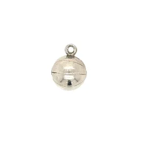Estate Basketball Charm in Sterling Silver