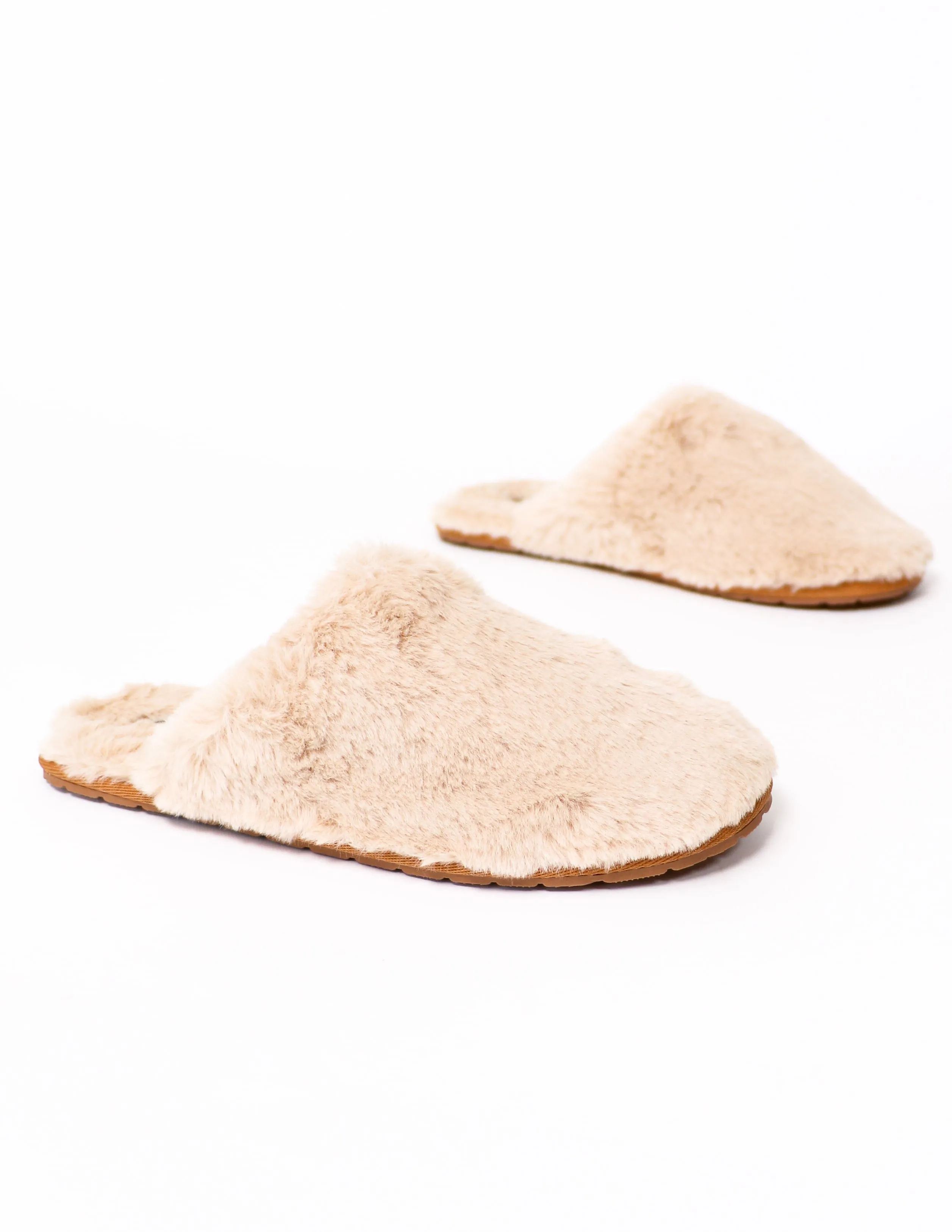 FUZZY WUZZY SLIPPER - Natural