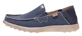 Kickback Mens Couch 2.0 Vibe Slip On Canvas Shoes - Navy