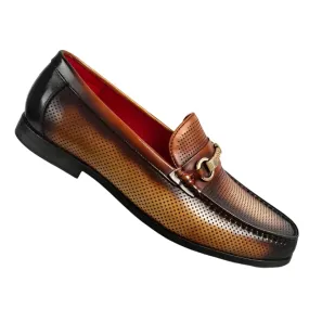 La Cavi - Horsebit unique color leather loafers for men