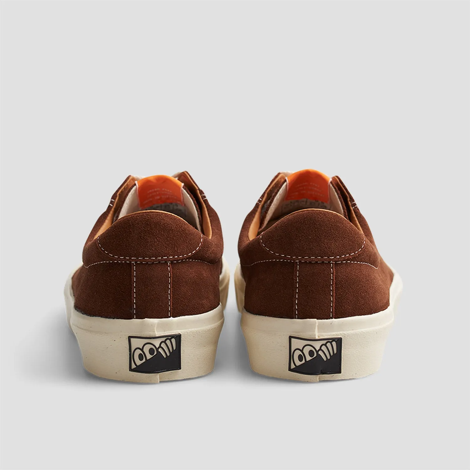 Last Resort AB VM001 Suede Lo Skateboard Shoes Choc Brown / White