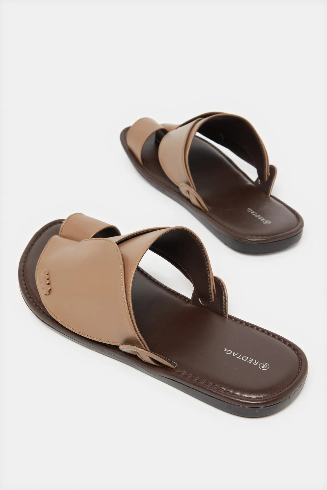 Men Brown Sharqi Sandals
