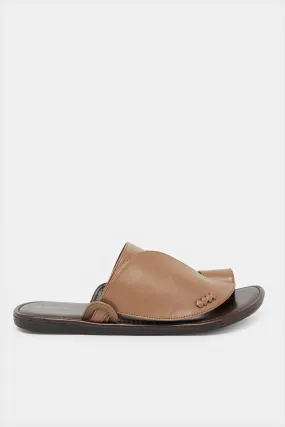 Men Brown Sharqi Sandals