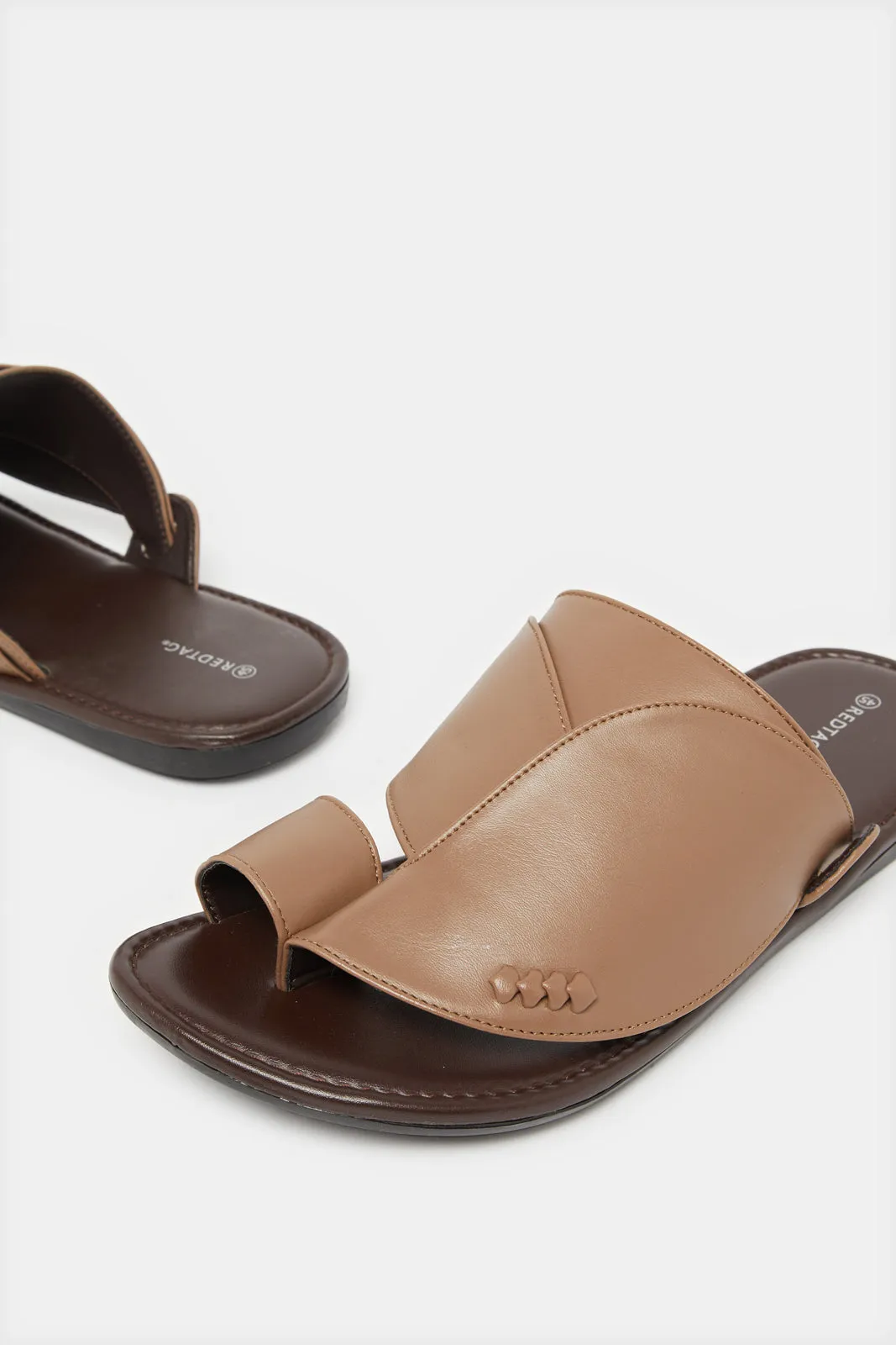 Men Brown Sharqi Sandals