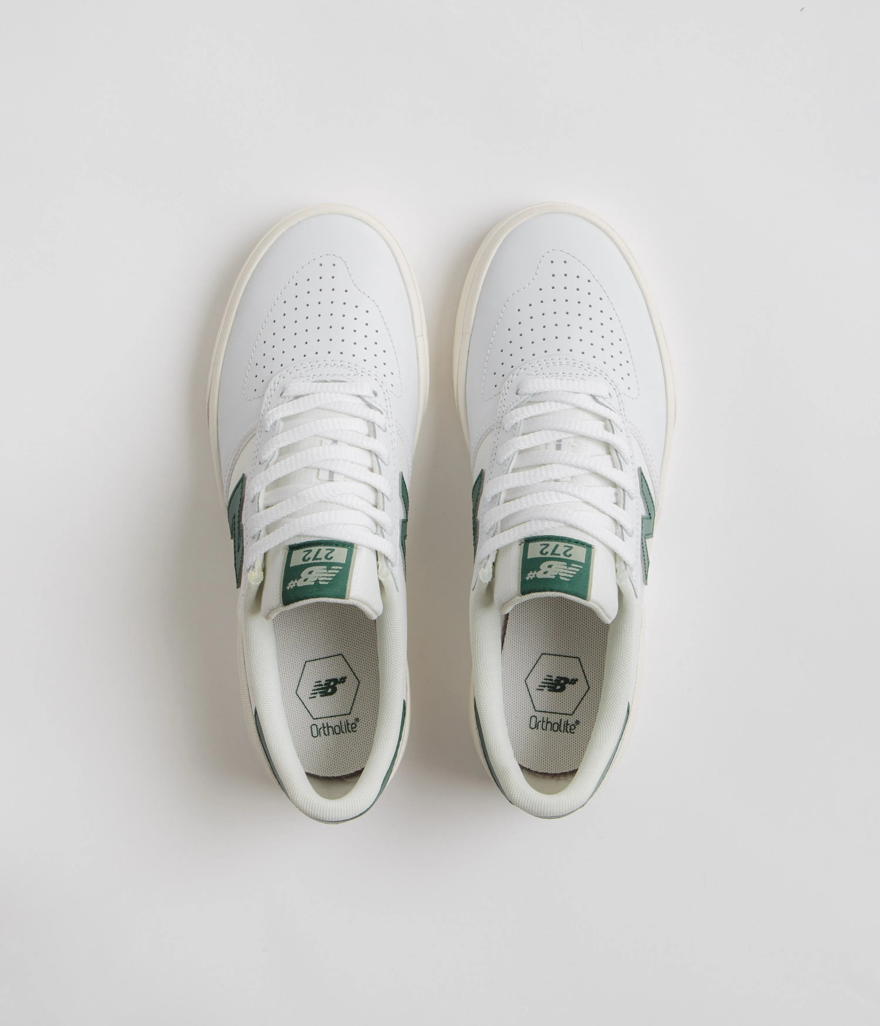 New Balance Numeric 272 Shoes - White / Green