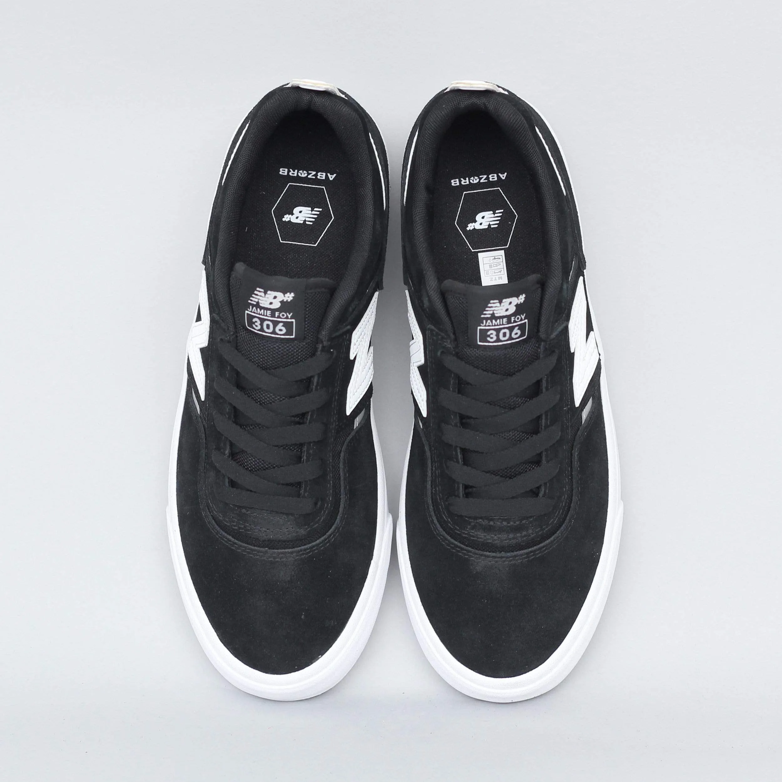 New Balance Numeric 306 Shoes Black / White