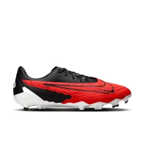Nike Phantom GX Academy FG Firm Ground Soccer Cleats - Bright Crimson/Black/White