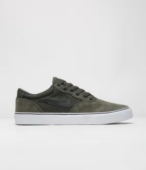 Nike SB Chron 2 Shoes - Sequoia / Black - Sequoia - White