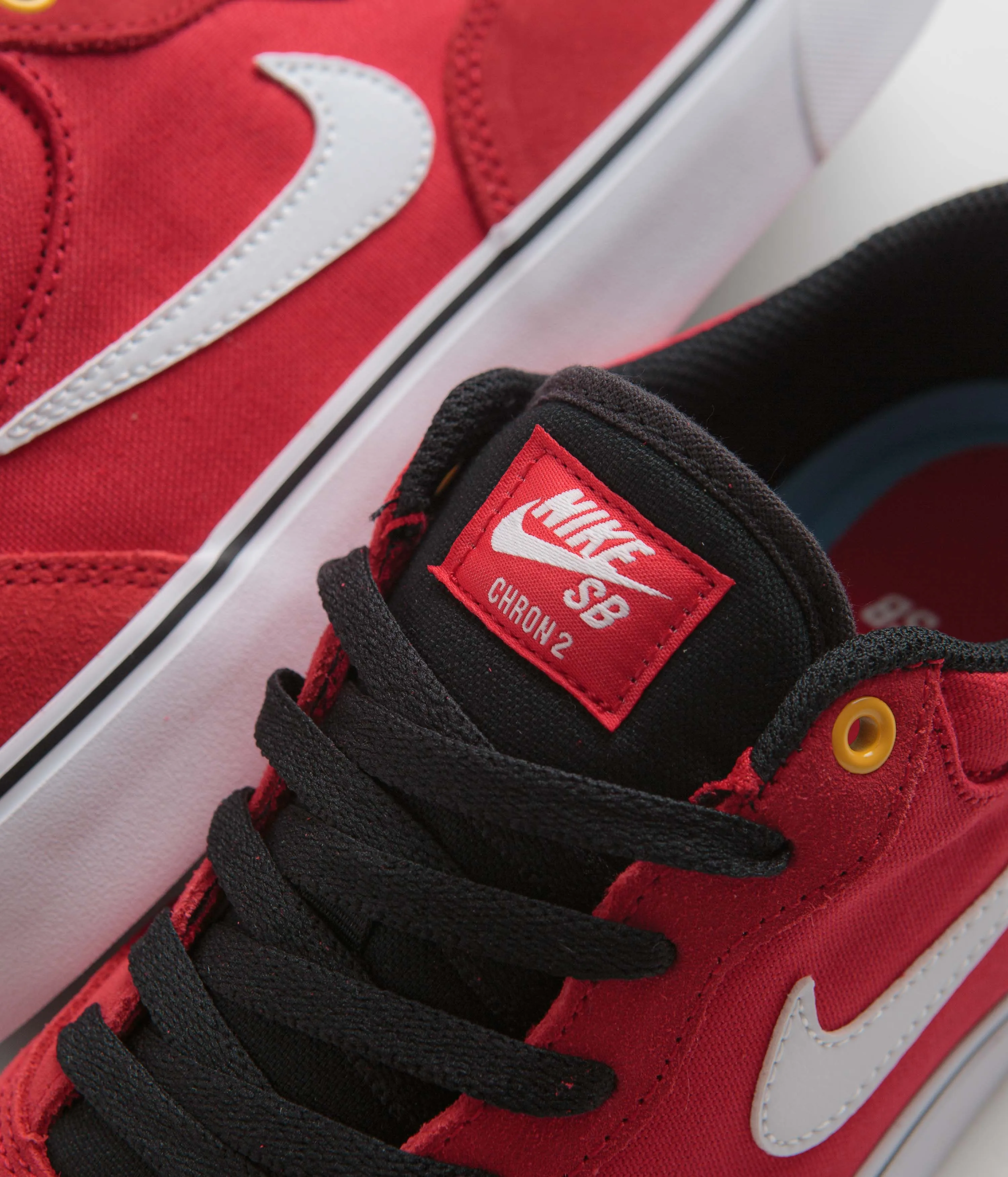 Nike SB Chron 2 Shoes - University Red / White - Black - White