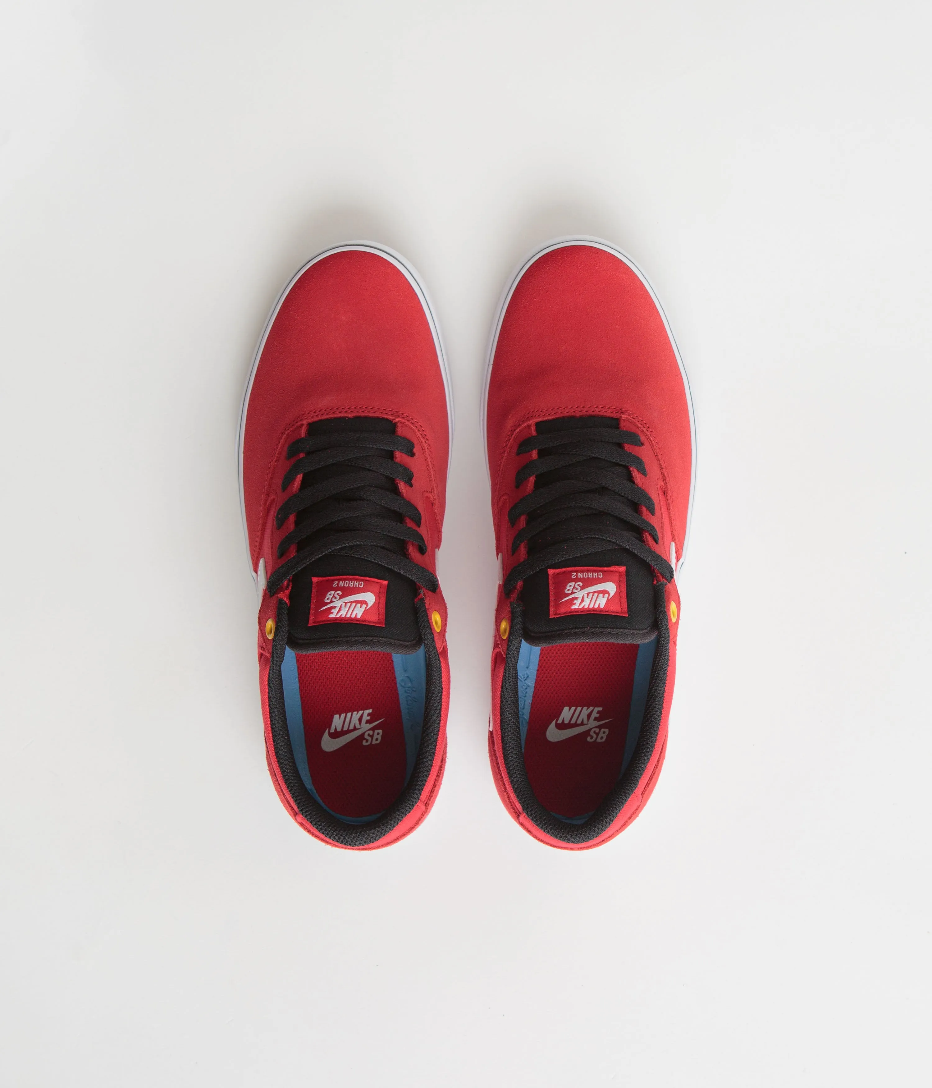 Nike SB Chron 2 Shoes - University Red / White - Black - White