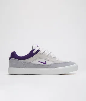 Nike SB Malor Shoes - Platinum Tint / Court Purple - Wolf Grey