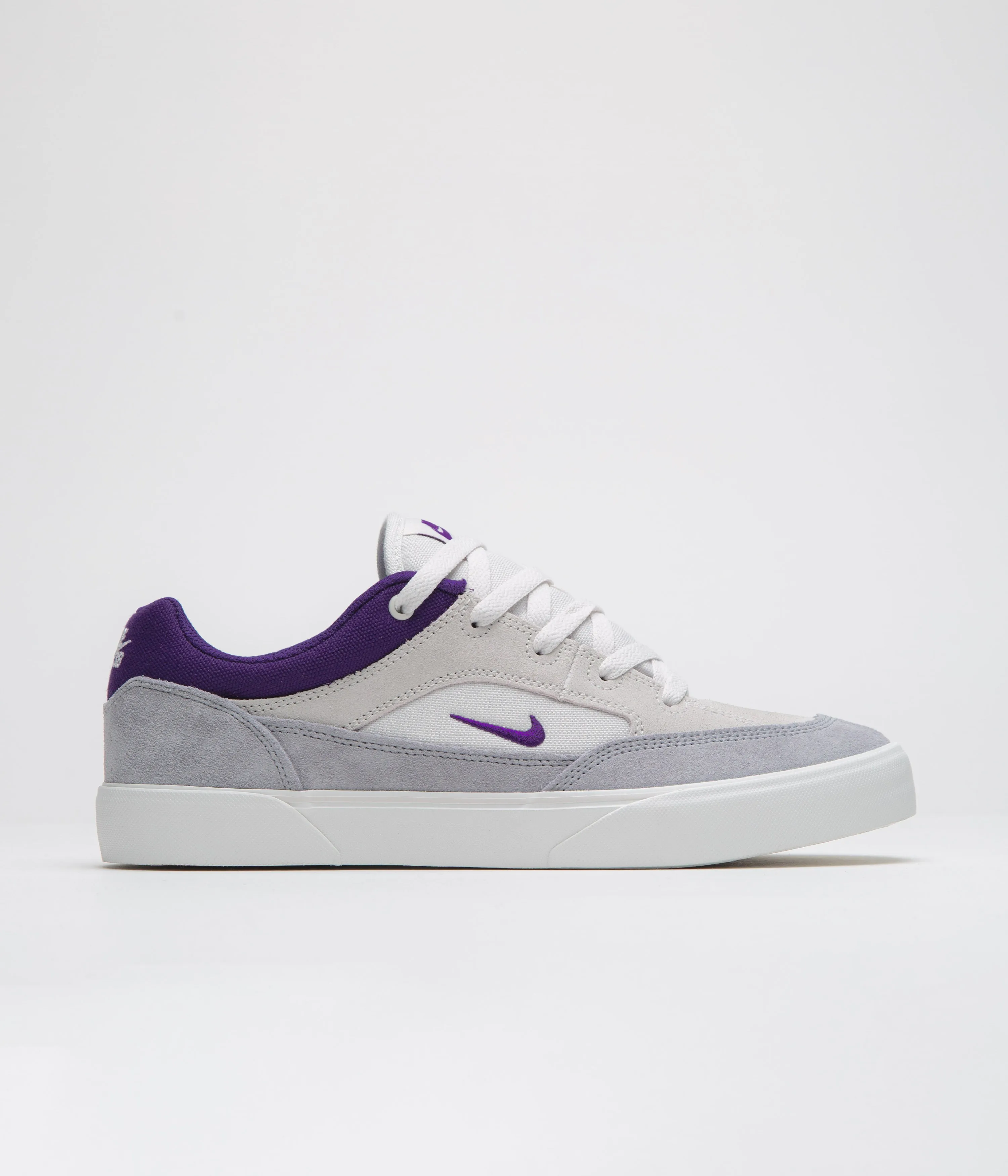 Nike SB Malor Shoes - Platinum Tint / Court Purple - Wolf Grey