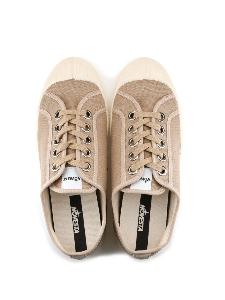 Novesta Star Master Contrast Low Top in Sezam Beige Ecru
