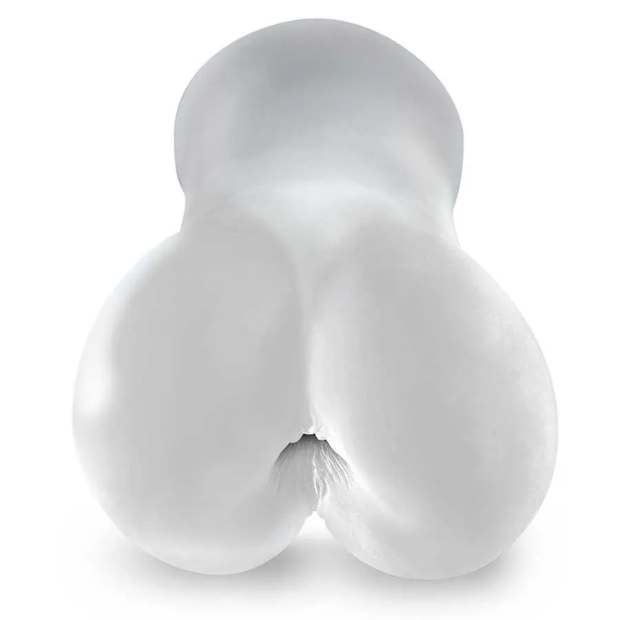 PDX Male Blow and Go Mega Butt Clear Stroker by Pipedream Products