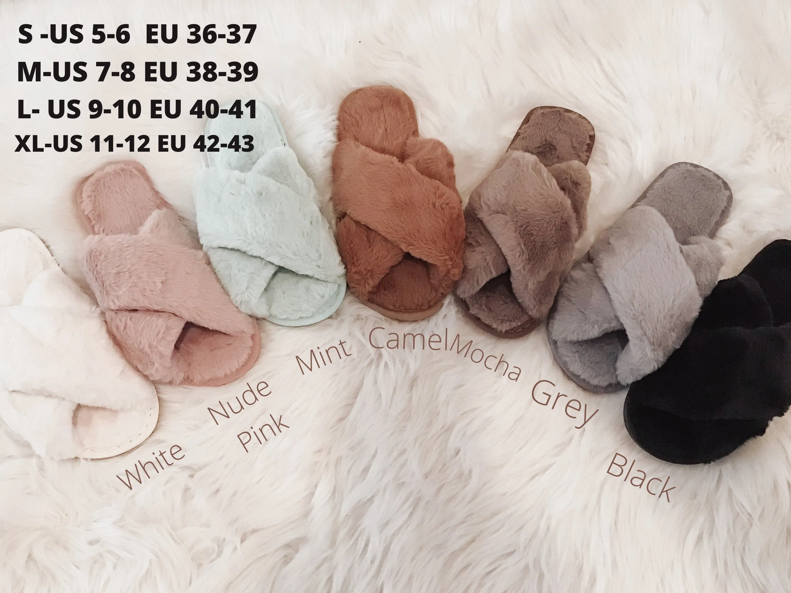 Personalized Bridal Slipper Bridesmaid Gifts ,Bridal Shower Wedding Bridesmaid Fluffy Bachelorette Fluffy Slippers