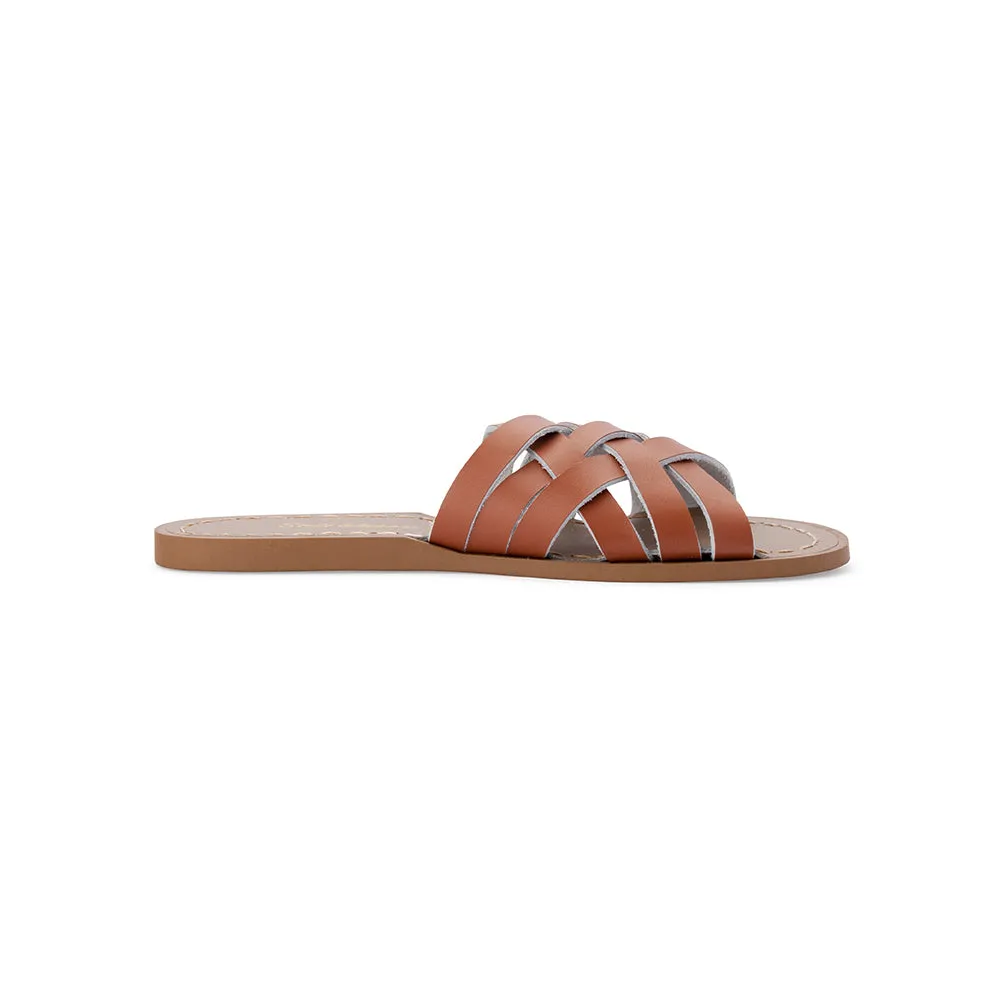 Salt Water Sandals - Adults Retro Slide Tan