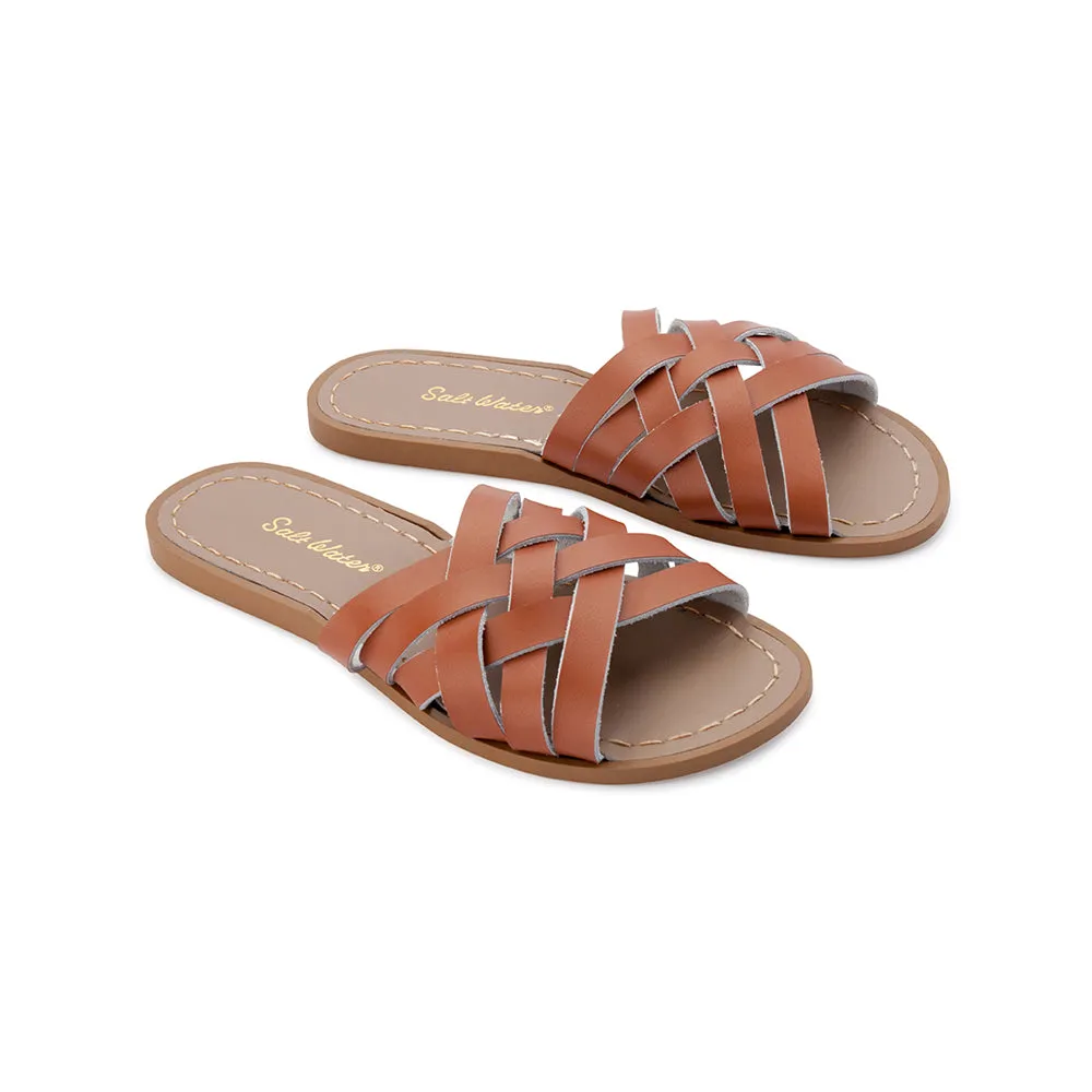 Salt Water Sandals - Adults Retro Slide Tan