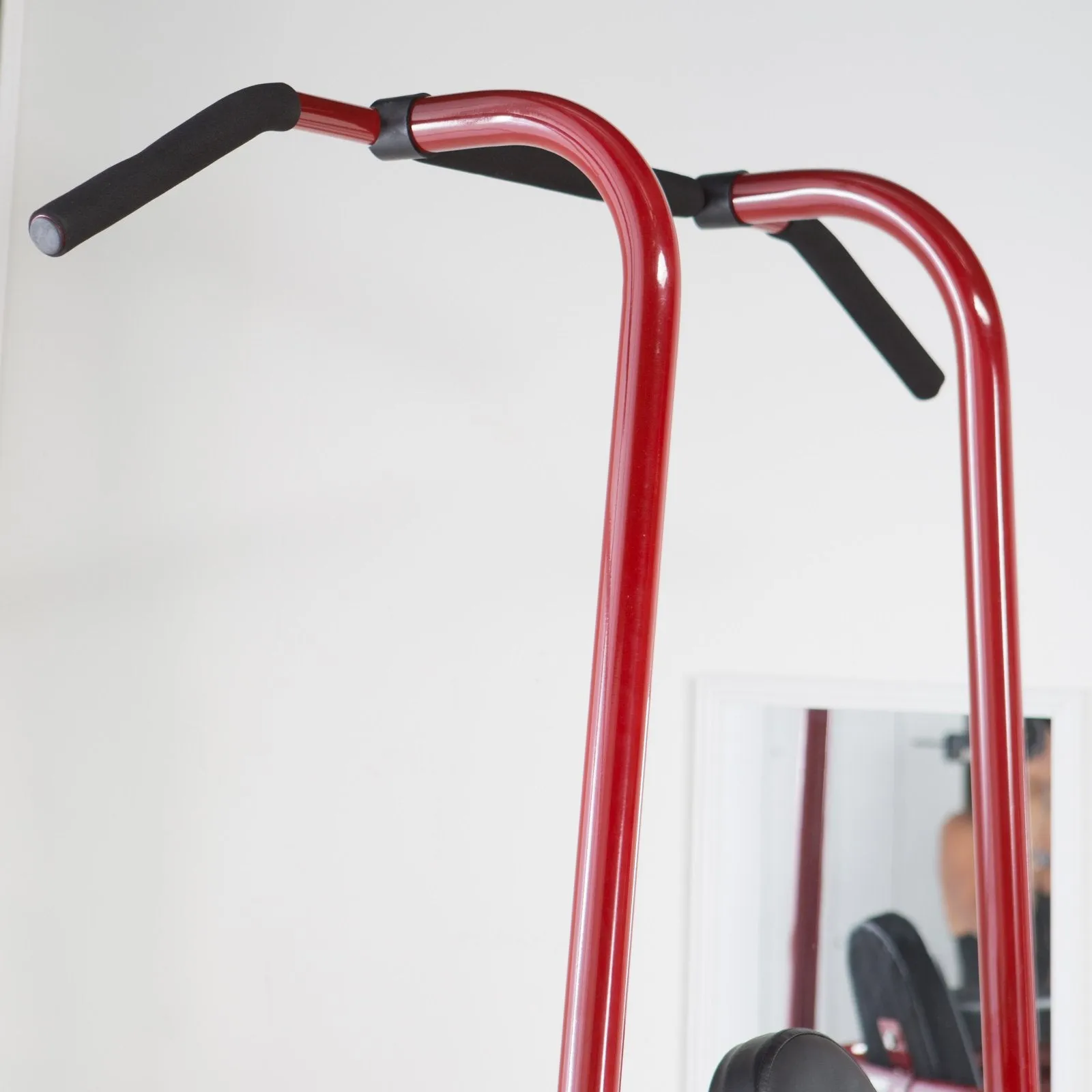 Stamina X Power Tower, Pull Up and Dip Stand, Red