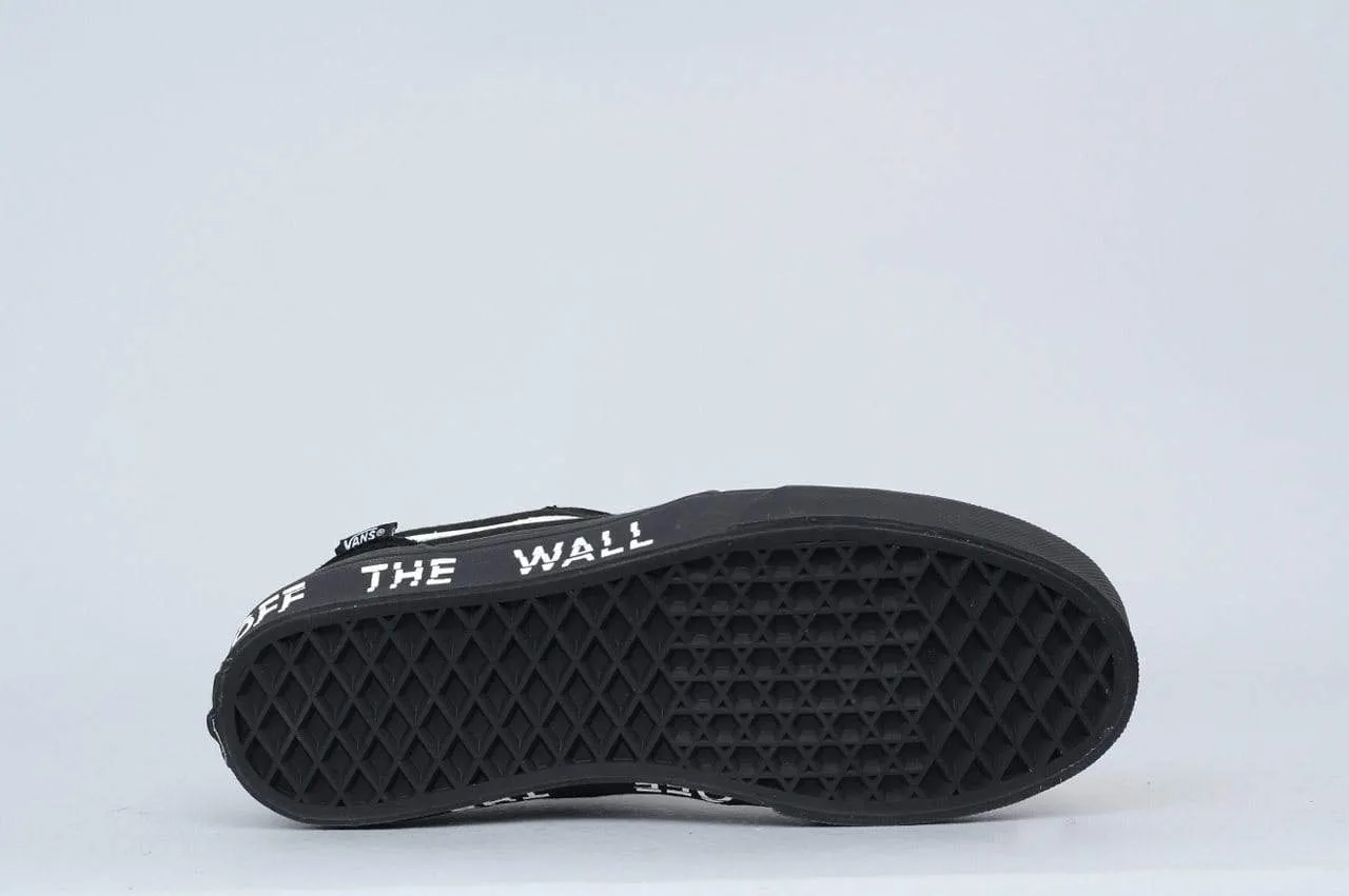 Vans Chapman Stripe Youth Shoes (Printed Fox) Black / True White