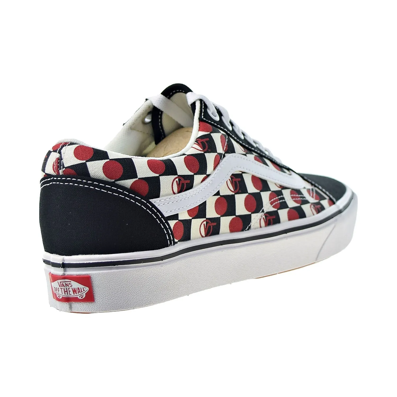 Vans Comfycush Old Skool Men's Shoes Drop V Check Black-Red-White
