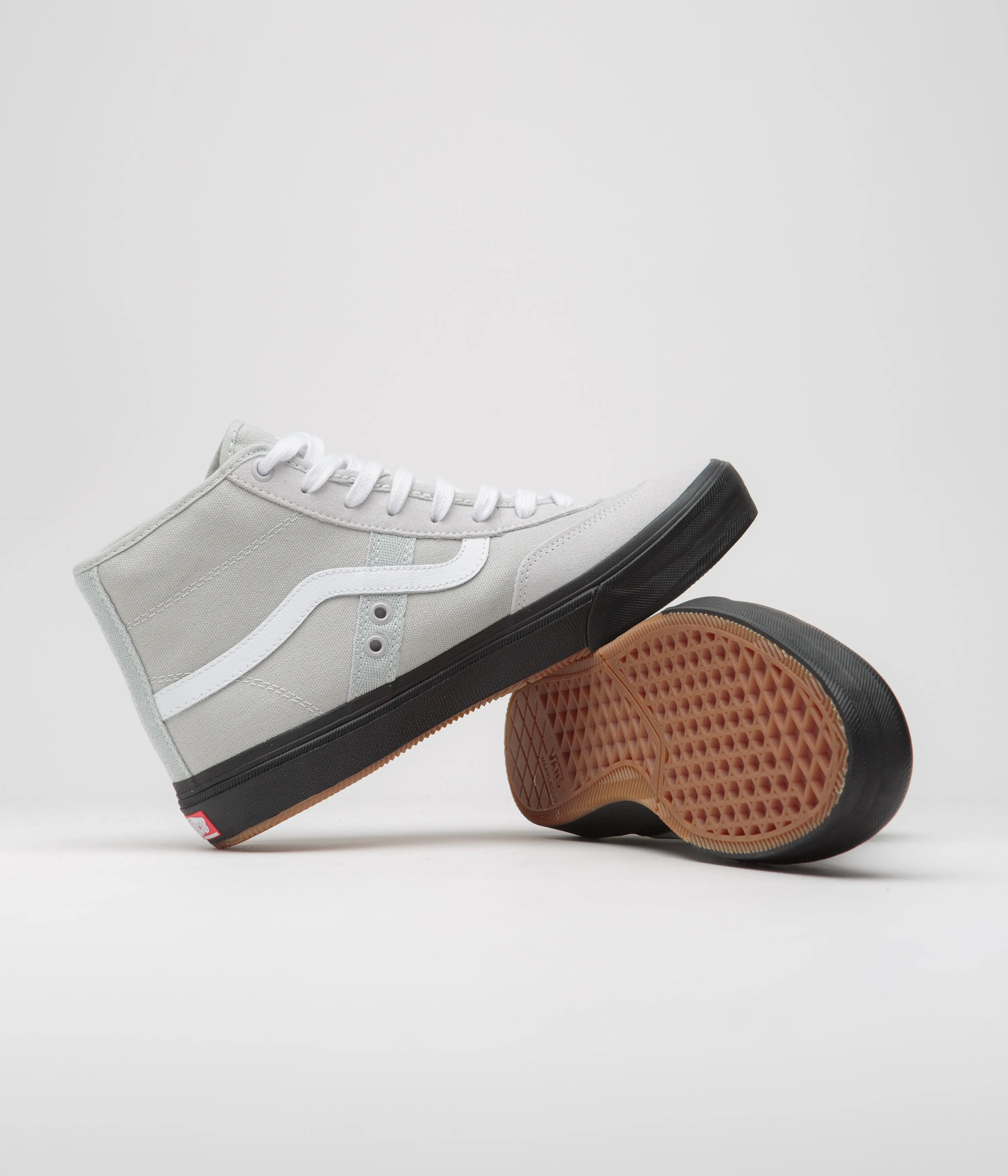 Vans Crockett High Shoes - Light Grey / Black