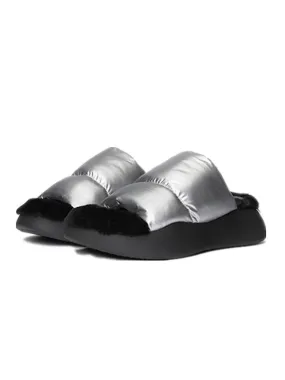 Warm Plush Slippers - Black