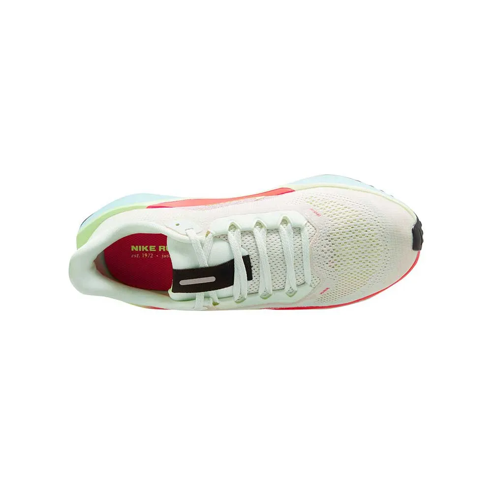 Youth Air Zoom Pegasus 41 Running Shoe - Summit White/Chrome/Bright Crimson - Regular (D)