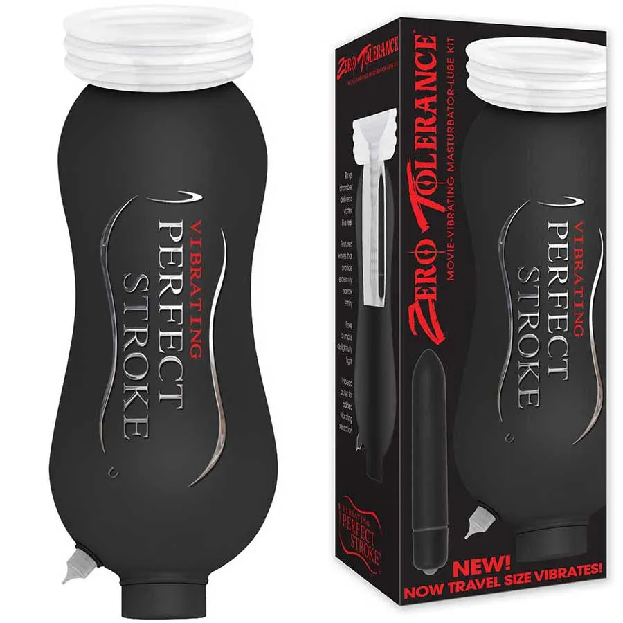 Zero Tolerance Perfect Stroke On The Go | Vibrating Travel Size Suction Stroker