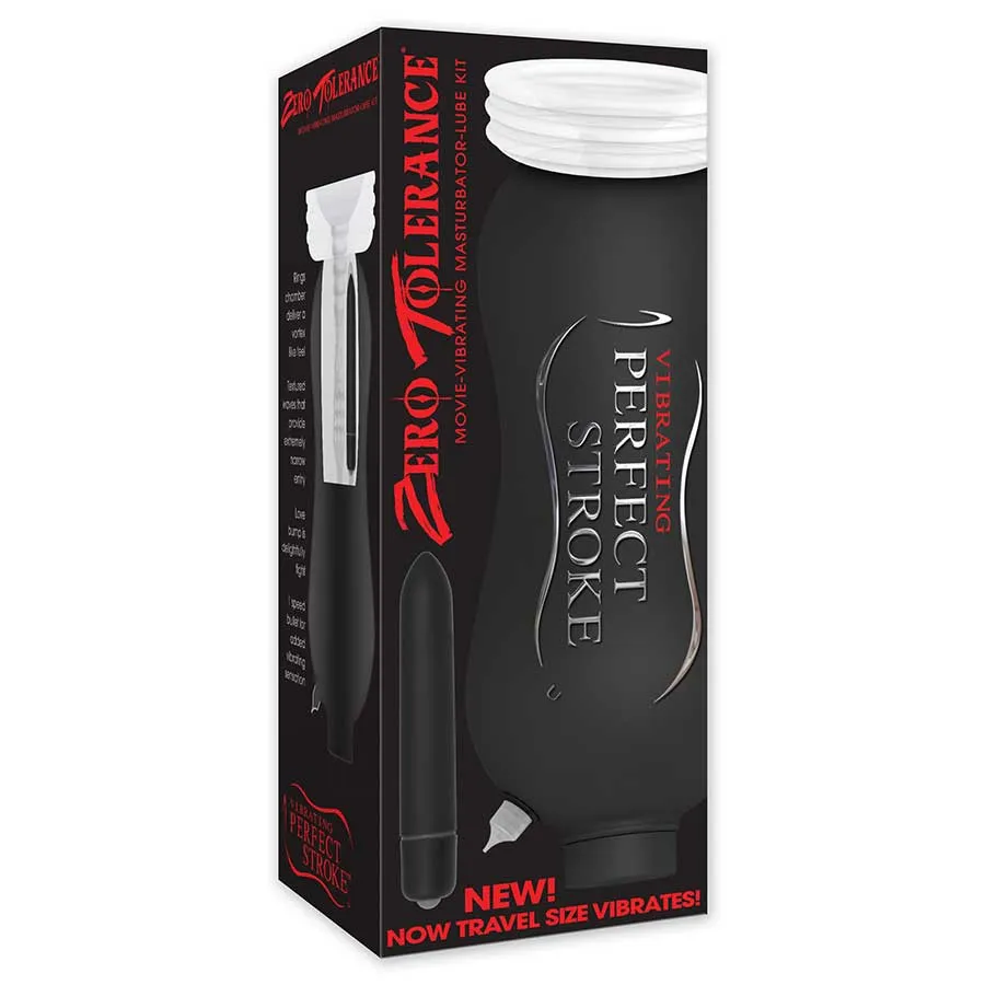 Zero Tolerance Perfect Stroke On The Go | Vibrating Travel Size Suction Stroker