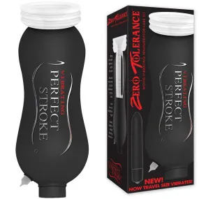 Zero Tolerance Perfect Stroke On The Go | Vibrating Travel Size Suction Stroker